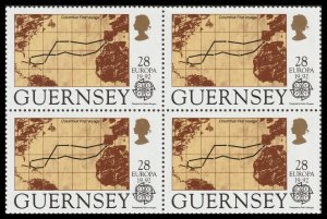 Guernsey 558 Christopher Columbus First Voyage 28p block 4 MNH 1992