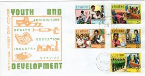 Lesotho 1974 Sc 151-5 FDC