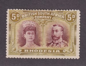 Rhodesia Scott # 107 F-VF OG previously hinged nice color cv $ 60 ! see pic ! 