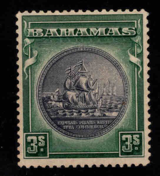 BAHAMAS Scott 91 MH* Seal of Bahamas stamp without dates at top