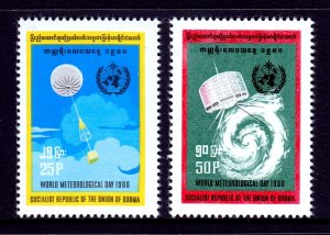 Burma - Scott #275-276 - MNH - Minor gum bumps - SCV $4.00