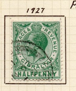 Gibraltar 1921-32 Early Issue Fine Used 1/2d. NW-157394