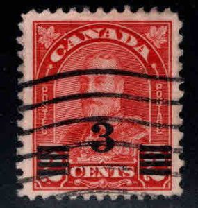 CANADA Scott 191 Used surcharged KGV stamp