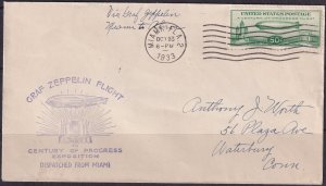 #C18 Used, F-VF, On cover (CV $47.5 - ID43372) - Joseph Luft