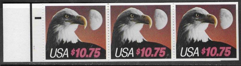 US #Bk148  $10.75  Eagle & Moon  booklet of 3 (MNH) CV $65.00