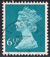 Great Britain #631A 6 1/2P Queen Elizabeth 2, Stamp used VF