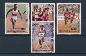 [46641] Niger 1984 Olympic games Los Angeles Athletics Medal winners MNH