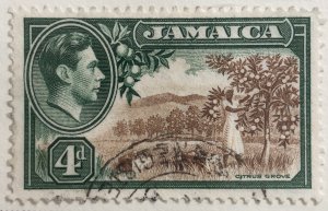 AlexStamps JAMAICA #122 XF Used 