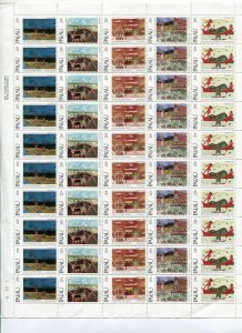 Palau 28-32a sheet,MNH.Michel 24-28 bogen. Christmas 1983,Child drawing.