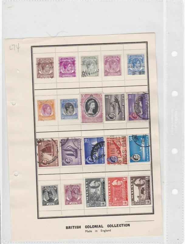 singapore stamps ref 7816