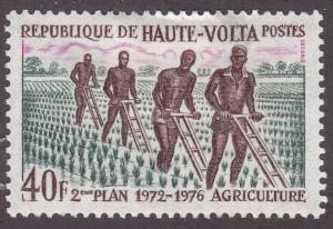 Burkina Faso 279 Plowers in the Field 1972