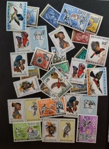 RWANDA Mint Stamp Lot Unused MNH T4985