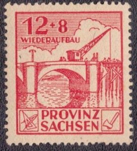 Germany DDR Russian Occupation Saxony 1945 -  13NB2 MH