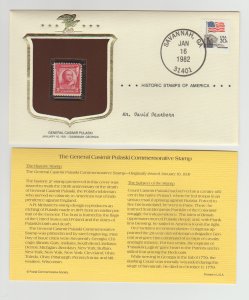 690 General Casimir Pulanski w/ Historic Stamps of America Commemorative Cover