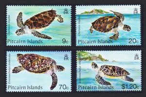 Pitcairn Turtles 4v 1986 MNH SC#266-269 SG#281-284