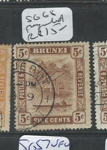 BRUNEI (PP1701B) 5C  SG 68 PAQUEBOT VFU