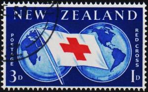 New Zealand. 1959 3d+1d S.G.775  Fine Used