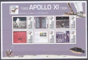 1994 Antigua and Barbuda 2041-2046KL 25 years of Apollo 11 moon landing 12,50 €