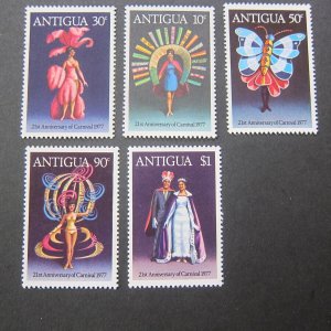 Antigua 1977 Sc 472-476 set MNH