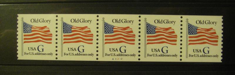 Scott 2890, 32 cent G Flag, PNC5 #A1212 MNH, NICE