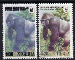 Nigeria 2008 WWF - Gorilla N20 perf essay trial with an o...