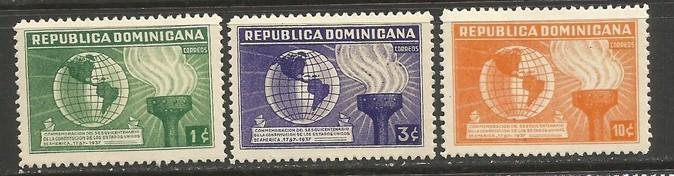 Dominican Republic 332-34 MOG V910