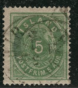 Iceland Attractive Sc#16 Used F-VF...Worth a Close Look!!