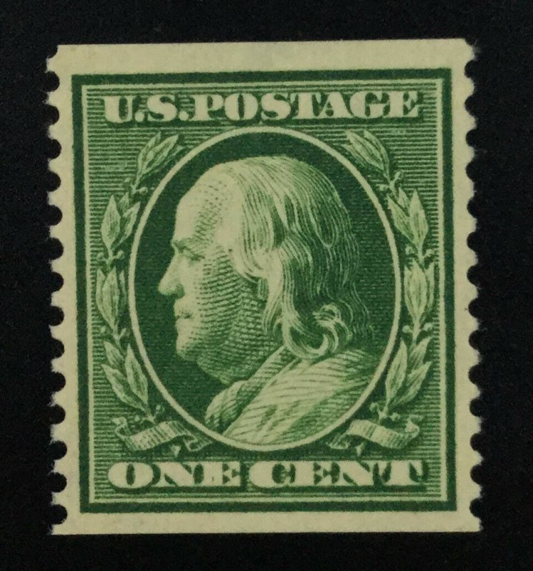 MOMEN: US STAMPS #387 COIL MINT OG NH VF/XF WEISS CERT LOT #72083