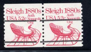 1900a  MNH precanceled gap pair