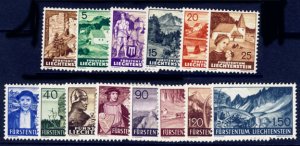 Scott # 136-50 Various Scenes MNH