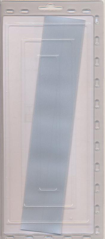 Prinz Scott Stamp Mount 46/265 mm - CLEAR - Pack of 10 (46x265 46mm)  STRIP 1036