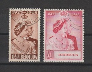 BERMUDA 1948 SG 125/6 USED Cat £55.50