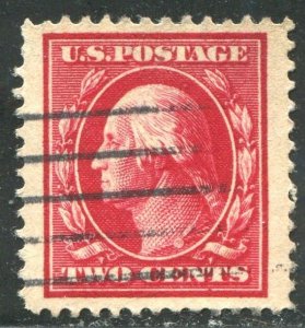 375 2c Washington Used  VF JUMBO