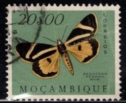 Mozambique - #383 Butterflies - Used