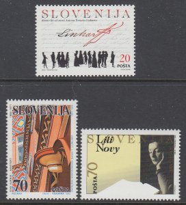 Slovenia 224-226 MNH VF