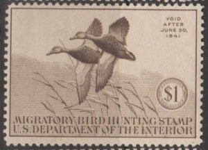 U.S. Scott #RW7 Duck Stamp - Mint Single - IND