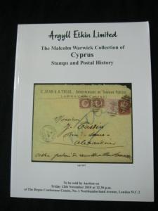 ARGYLL ETKIN AUCTION CATALOGUE 2010 CYPRUS THE 'MALCOLM WARWICK' COLLECTION