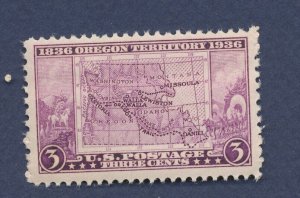 USA  - Scott 783 - MNH - OREGON - 1936