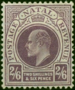 Natal 1904 2s6d Purple SG157 Fine MM