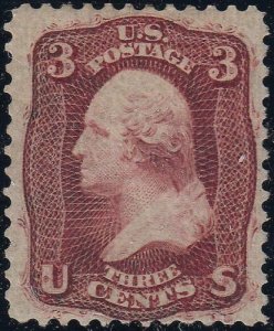 U.S. 65-E15h (56) Brown Rose FVF MH 2021 Crowe Cert. (22221) 