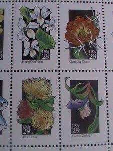 ​UNITED STATES- 1992 SC#2696a- 50 STATE WILD FLOWERS LARGE.-MNH FULL SHEET -VF