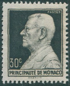Monaco 1946 SG361 30c black Prince Louis II MLH