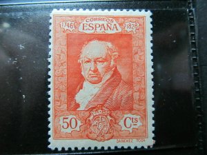 Spain Spain España Spain 1930 Goya 50c fine MH* stamp A4P14F441-