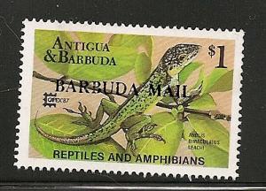 Barbuda  1987  overprint stamp used scott # 925