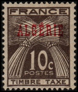 Algeria J33 - Mint-NH - 10c Sheaves of Wheat (1947)