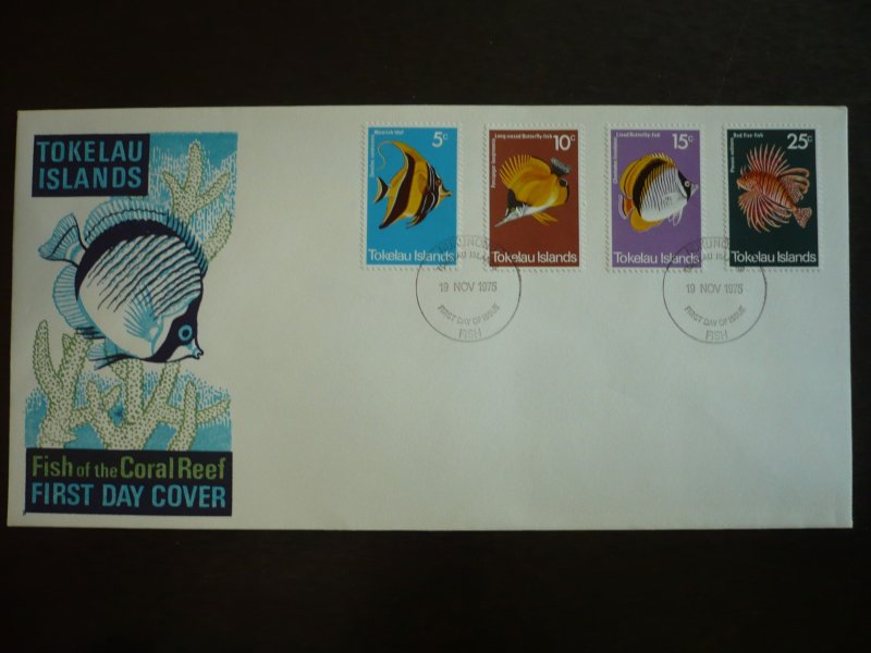 Stamps - Tokelau Islands - Scott# 45-48 - First Day Cover