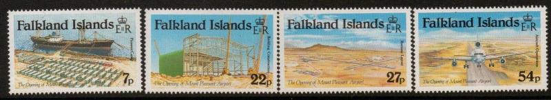 FALKLAND ISLANDS SG501/4 1985 MOUNT PLEASANT AIRPORT MNH