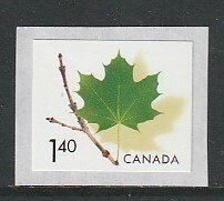 2003 Canada - Sc 2014i - MNH VF - 1 single - Green Maple Leaf on twig