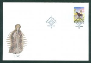 Aland. 2003 FDC. Christmas Kumlinge Church.