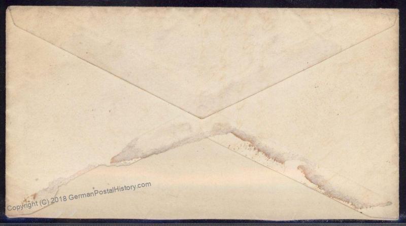 Virginia 1877 Shenandoah Iron Works VA Cancel DPO Helbock R6 Cover 92342